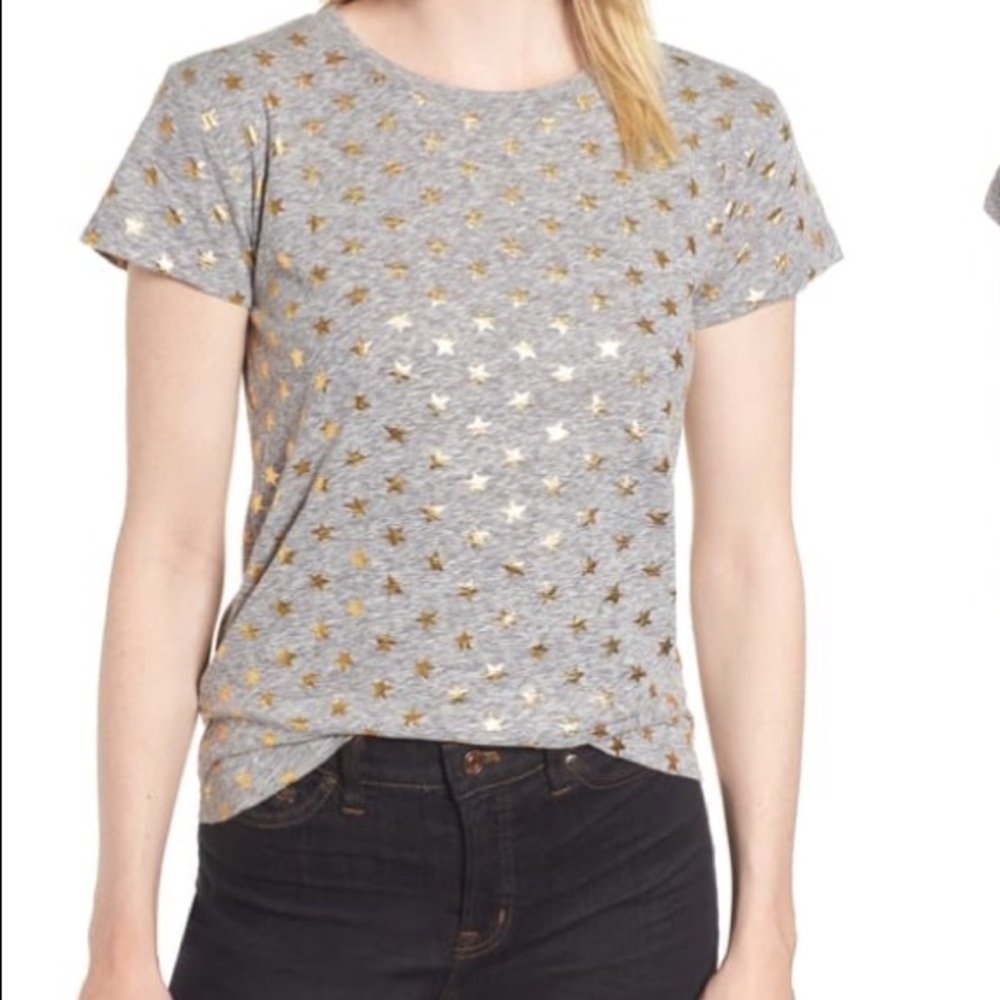 Small J crew golden star shirt. Used once.